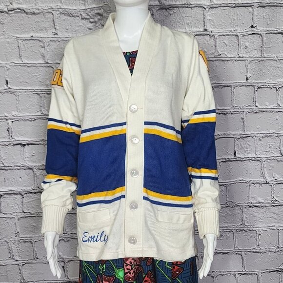 Coleman Knitted Mills Wasatch Warriors Varsity Sweater, Women's Medium - Picture 1 of 13